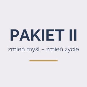 Zmień myśl- zmień życie – kurs online oraz 1h konsultacji